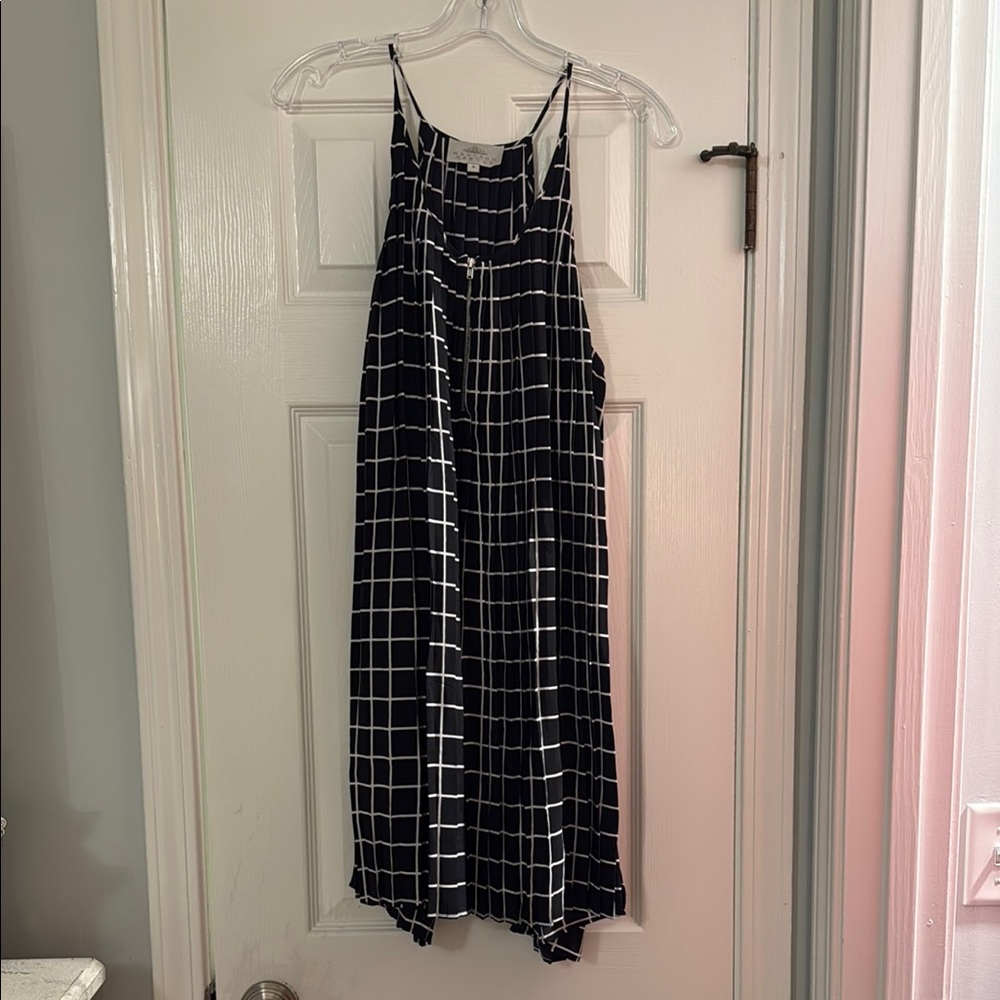 Madison Marcus Black and White Checkered Dress